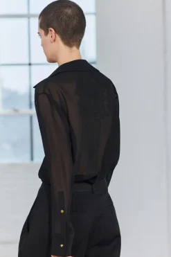 Outlet BLUSA SEMITRANSPARENTE ZW COLLECTION Mujer Camisas / Blusas