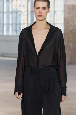 Outlet BLUSA SEMITRANSPARENTE ZW COLLECTION Mujer Camisas / Blusas