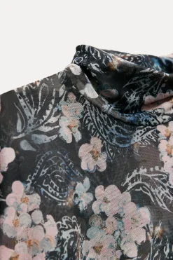 Hot BLUSA TUL ESTAMPADO Mujer Camisas / Blusas