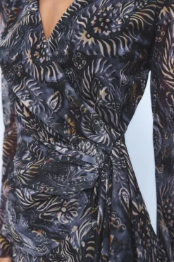 Online BLUSA TUL ESTAMPADO Mujer Camisas / Blusas