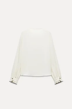 New BLUSA VOLANTES PLISADOS Mujer Camisas / Blusas