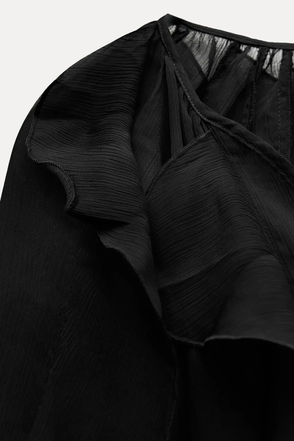 Discount BLUSA VOLANTES ZW COLLECTION Mujer Camisas / Blusas