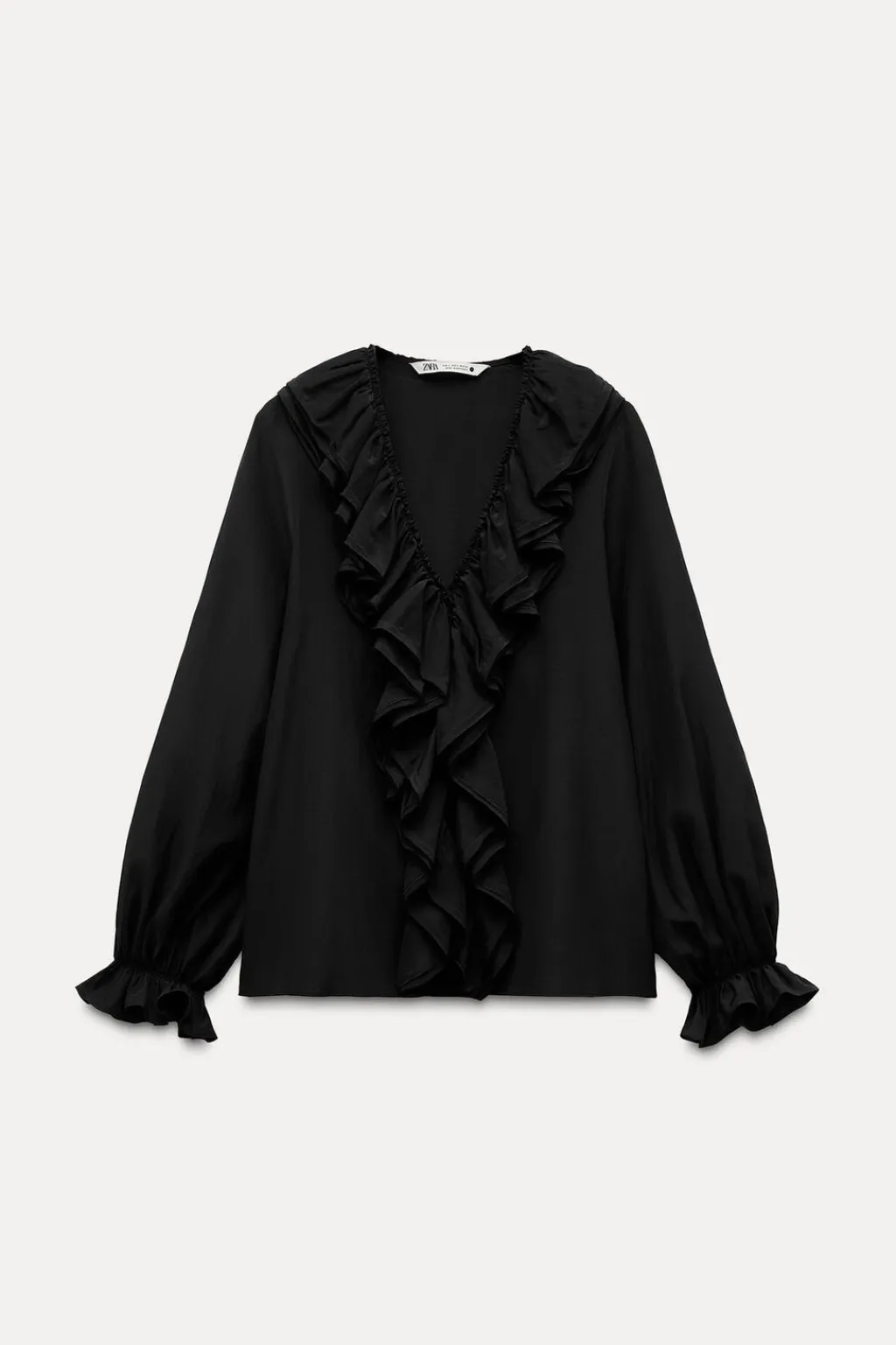 Discount BLUSA VOLANTES ZW COLLECTION Mujer Camisas / Blusas