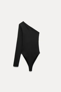 Fashion BODY ASIMÉTRICO MANGA LARGA Mujer Tops / Bodies