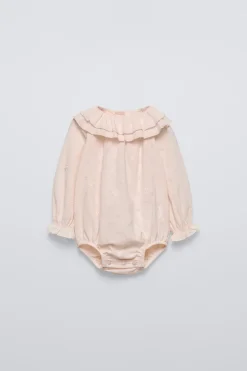 Niños ZARA 0 - 6 Meses·Bodies / Camisas|0 - 6 Meses·Básicos<BODY BORDADOS