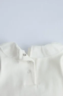 Niños ZARA 0 - 6 Meses·Bodies / Camisas|0 - 6 Meses·Camisetas<BODY COMBINADO VOLANTE