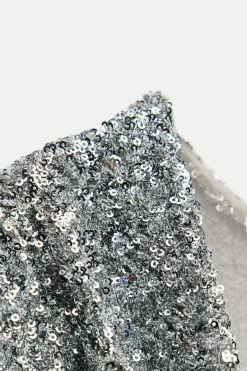 New BODY DRAPEADO LENTEJUELAS Mujer Tops / Bodies