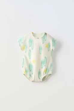 Niños ZARA 6 - 18 Meses·Bodies<BODY ESTAMPADO TABLAS SURF