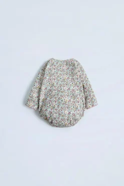 Niños ZARA 0 - 6 Meses·Bodies / Camisas|0 - 6 Meses·Camisetas<BODY ESTAMPADOS FLORECITAS