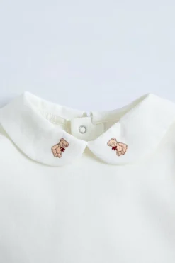 Niños ZARA 0 - 6 Meses·Bodies / Camisas<BODY OSITOS BORDADOS