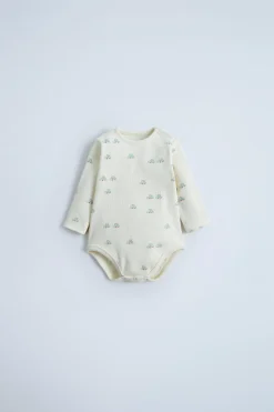 Niños ZARA 0 - 6 Meses·Bodies / Camisas|0 - 6 Meses·Ropa Interior / Pijamas<BODY RIB COCHES