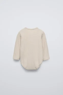 Niños ZARA 0 - 6 Meses·Bodies / Camisas|6 - 18 Meses·Bodies<BODY RIB TACTO SUAVE