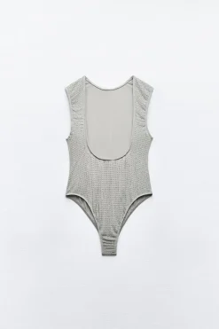 Hot BODY TUL BRILLOS Mujer Tops / Bodies