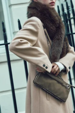 Hot BOLSO ALARGADO TACHAS Mujer Bolsos