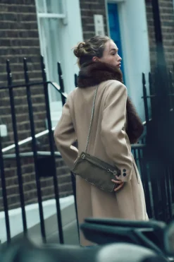 Hot BOLSO ALARGADO TACHAS Mujer Bolsos