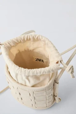 Niños ZARA 6 - 14 Años·Bolsos / Mochilas<BOLSO BANDOLERA TRENZADO
