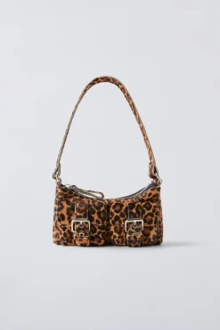 Niños ZARA 6 - 14 Años·Bolsos / Mochilas<BOLSO HOMBRO PIEL ANIMAL PRINT