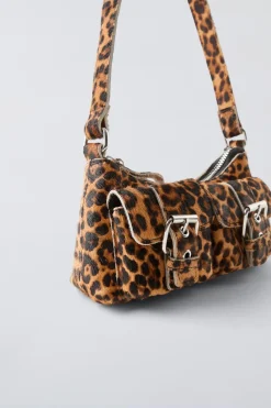 Niños ZARA 6 - 14 Años·Bolsos / Mochilas<BOLSO HOMBRO PIEL ANIMAL PRINT