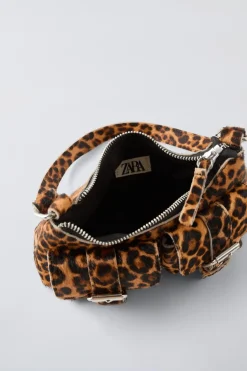 Niños ZARA 6 - 14 Años·Bolsos / Mochilas<BOLSO HOMBRO PIEL ANIMAL PRINT