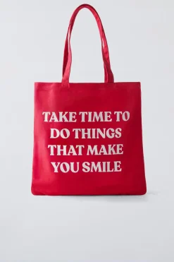 Niños ZARA 6 - 14 Años·Bolsos / Mochilas|6 - 14 Años·Bolsos / Mochilas<BOLSO SHOPPER ALGODÓN