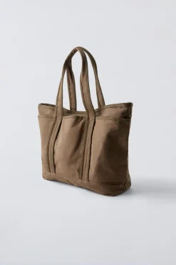 Niños ZARA 6 - 14 Años·Bolsos / Mochilas|6 - 14 Años·Bolsos / Mochilas<BOLSO SHOPPER ALGODÓN