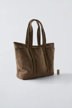 Niños ZARA 6 - 14 Años·Bolsos / Mochilas|6 - 14 Años·Bolsos / Mochilas<BOLSO SHOPPER ALGODÓN