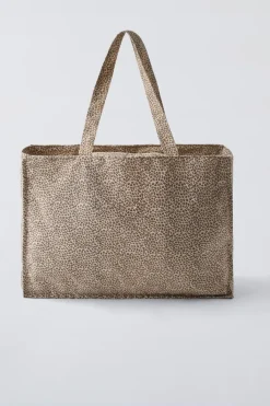 Niños ZARA 6 - 14 Años·Bolsos / Mochilas<BOLSO SHOPPER ANIMAL PRINT