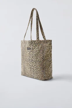 Niños ZARA 6 - 14 Años·Bolsos / Mochilas<BOLSO SHOPPER ANIMAL PRINT