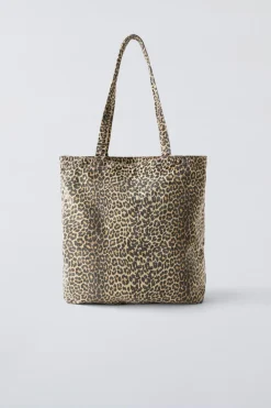 Niños ZARA 6 - 14 Años·Bolsos / Mochilas<BOLSO SHOPPER ANIMAL PRINT