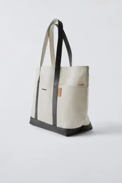 Niños ZARA 6 - 14 Años·Bolsos / Mochilas|6 - 14 Años·Bolsos / Mochilas<BOLSO SHOPPER COMBINADO