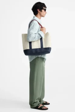 Sale BOLSO SHOPPER TEJIDO Hombre Bolsos / Mochilas