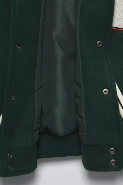 Niños ZARA 6 - 14 Años·Abrigos<BOMBER COMBINADA PIEL VARSITY