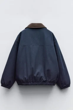 Niños ZARA 6 - 14 Años·Abrigos<BOMBER CUELLO CONTRASTE