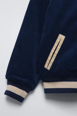 Niños ZARA 6 - 14 Años·Abrigos<BOMBER PANA ACOLCHADA