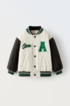 Niños ZARA 1½ - 6 Años·Abrigos|6 - 18 Meses·Abrigos / Buzos<BOMBER PARCHE