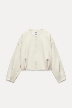 Outlet BOMBER SOFT ABULLONADA Mujer Chaquetas / Cazadoras