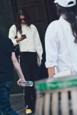 Clearance BOMBER SOFT BOTÓN DORADO Mujer Chaquetas / Cazadoras