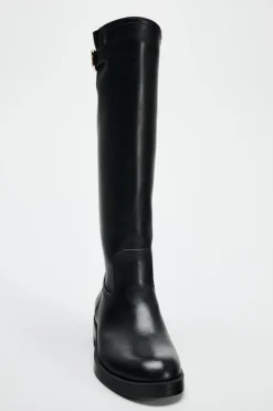 Discount BOTA ALTA HEBILLA Mujer Zapatos