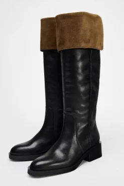 Sale BOTA ALTA PIEL Mujer Zapatos