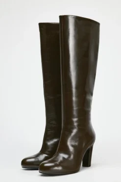 Best BOTA CAÑA ANCHA PIEL Mujer Zapatos