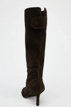 New BOTA CAÑA ANCHA SERRAJE Mujer Zapatos