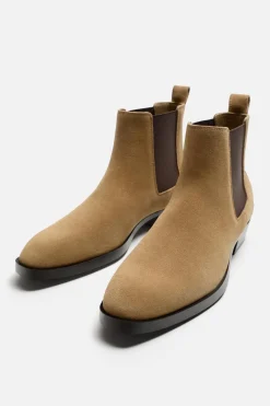 Clearance BOTA CHELSEA PIEL PUNTA Hombre Zapatos