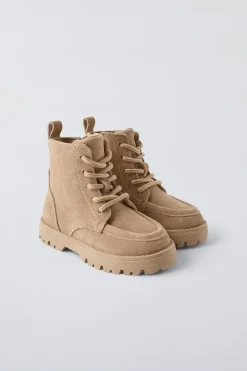 Niños ZARA 1½ - 6 Años·Zapatos|1½ - 6 Años·Zapatos<BOTA CORDONES PIEL