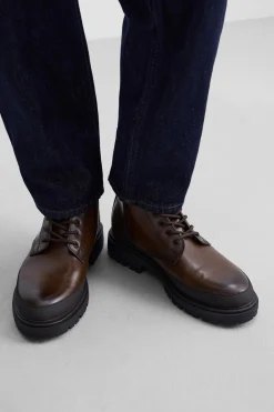 Hot BOTA CORDONES PISO TRACK Hombre Zapatos