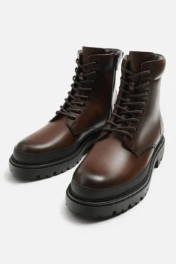 Hot BOTA CORDONES PISO TRACK Hombre Zapatos