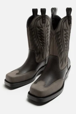 Sale BOTA COWBOY PESPUNTES Hombre Zapatos