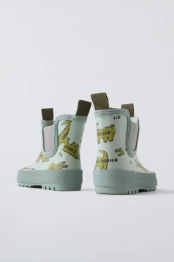 Niños ZARA 1½ - 6 Años·Zapatos|1½ - 6 Años·Zapatos<BOTA DE AGUA COCODRILO