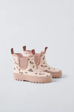 Niños ZARA 1½ - 6 Años·Zapatos<BOTA DE AGUA FLORES