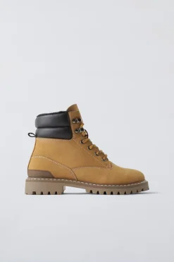 Niños ZARA 6 - 14 Años·Zapatos|6 - 14 Años·Zapatos<BOTA MONTAÑA PIEL