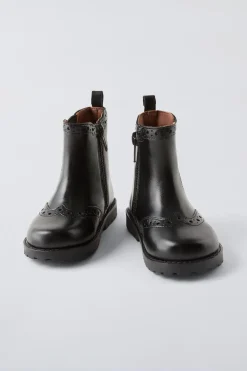 Niños ZARA 1½ - 6 Años·Zapatos<BOTA PICADOS PIEL